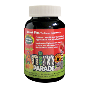 Nature's Plus Animal Parade Children's Multi Vitamin Sugar Free Cherry 90 Chewable Tablets