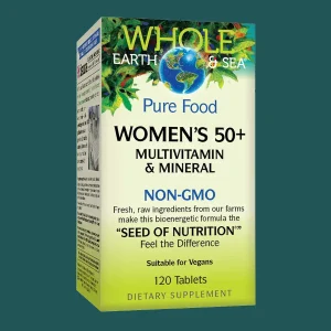 Whole Earth & Sea Multivitamin & Minerals Women's 50+ 120 Tablets