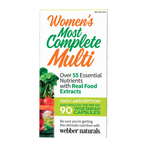 Webber Naturals Women's Most Complete Multi 90 Veggie Caps