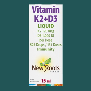 New Roots Vitamin K2 + D3 15mL