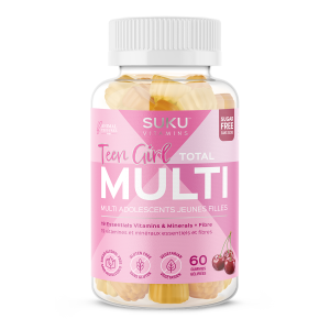 Suku Vitamins Teen Girl Total Multi 60 Gummies