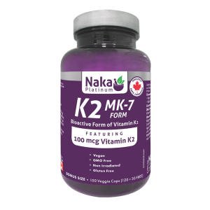 Naka Platinum K2 120+30 Veggie Caps