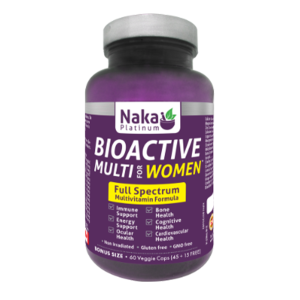 Naka Platinum BioActive Multi For Women 45+15 Veggie Caps