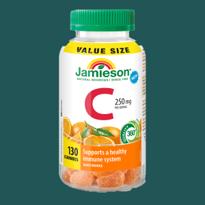 Jamieson Vitamin C Gummies Tangy Orange 130 Gummies