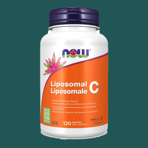 NOW Liposomal Vitamin C 1000mg 120 Veggie Caps