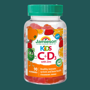 Jamieson Kids C+D3 With Zinc 90 Gummies