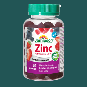 Jamieson Zinc With Vitamins C & D3 70 Gummies