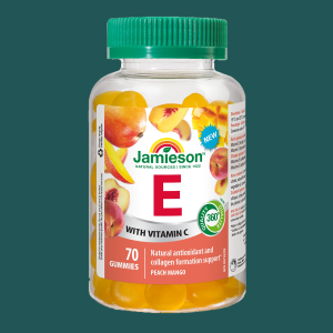 Jamieson Vitamin E With Vitamin C 70 Gummies