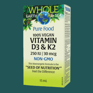 Whole Earth & Sea Vitamin D3 & K2 15mL