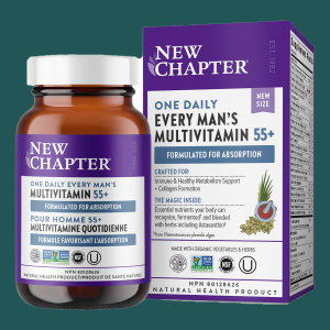 New Chapter Every Man's One Daily Multivitamin 55+ 30 Tabets