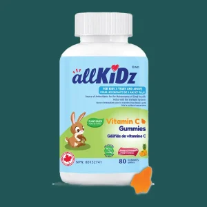 Allkidz Naturals Vitamin C Gummies 80 Gummies