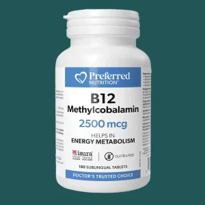 Preferred Nutrition B12 Methylcobalamin 2500mcg 180 Tablets