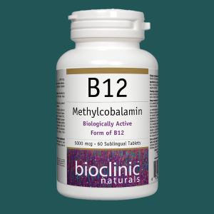 Bioclinic B12 Methylcobalamin 5000mcg 60 Tablets
