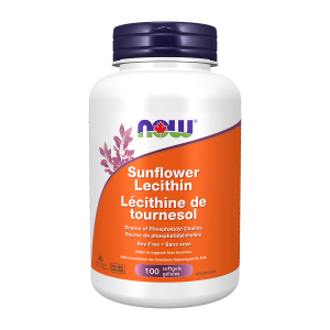 NOW Sunflower Lecithin 1200mg 100 Softgels