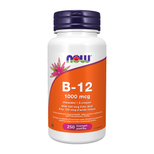 NOW Vitamin B-12 1000mcg 250 Chewable Lozenges