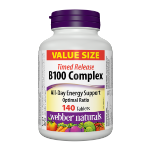 Webber Naturals B100 Complex Timed Release 140 Tablets
