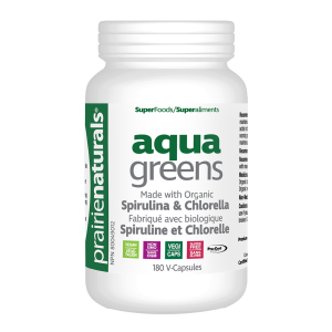 Prairie Naturals Aqua Greens 180 Veggie Caps