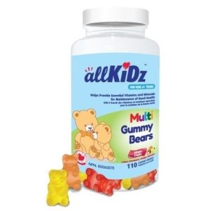 Allkidz Naturals Multi Gummy Bears 110 Gummies