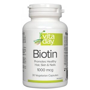 Vita Day Biotin 1000mcg 30 Veggie Caps