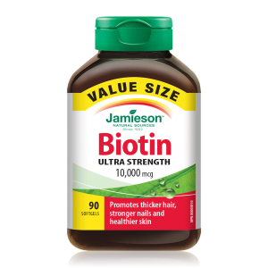 Jamieson Biotin 10000mcg Ultra Strength 90 Softgels