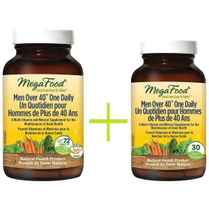 Mega Food Men Over 40 One Daily 72+30 Tablets