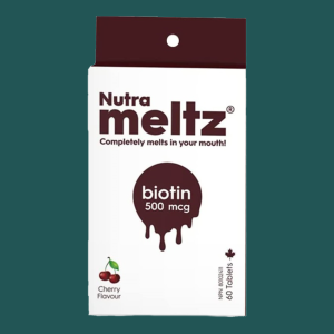 Nutrameltz Biotin 500mcg 60 Tablets