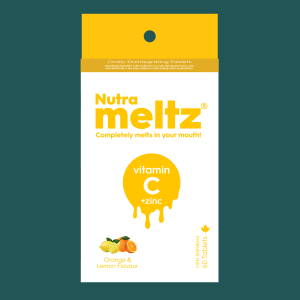 Nutrameltz Vitamin C +Zinc 60 Tablets