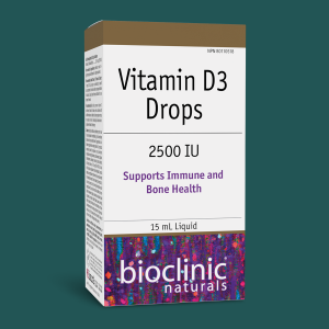 Bioclinic Vitamin D3 Drops 2500IU 15mL