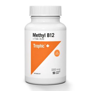 Trophic Methyl B12 + Folic Acid 90 Tablets
