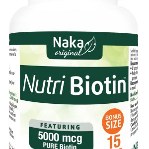 Naka Nutri Biotin 5000mcg 75 Capsules