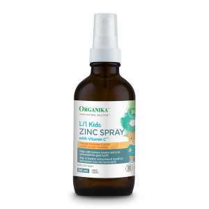 Organika Li'l Kids Zinc Spray With Vitamin C Orange Tangerine 30mL
